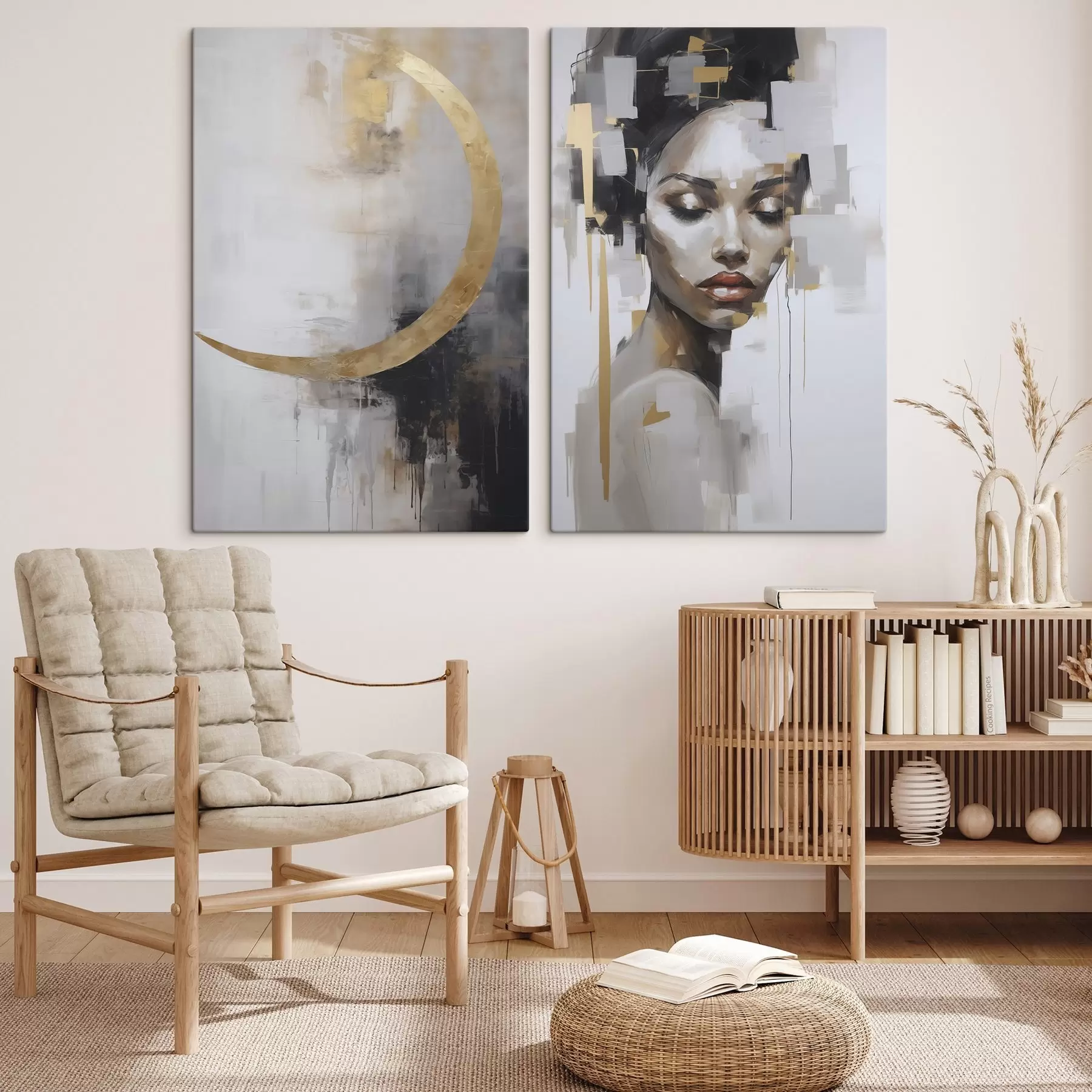 Картина Абстрактна імітація живопису m00998