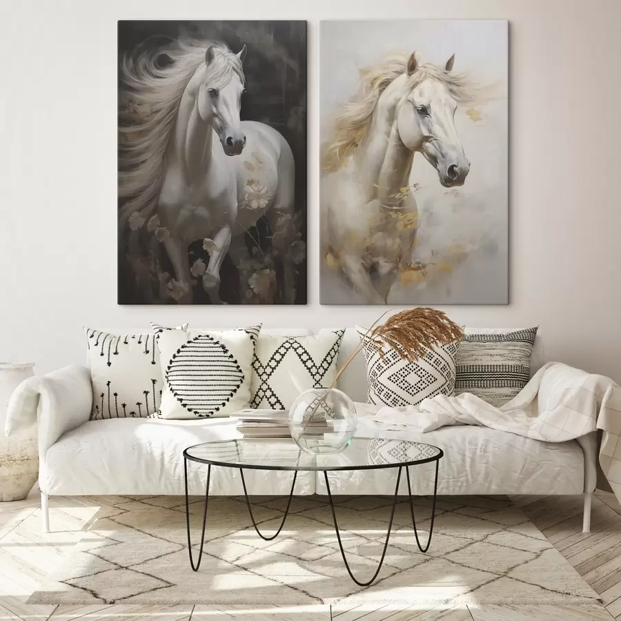 Картина Імітація живопису конем m01000