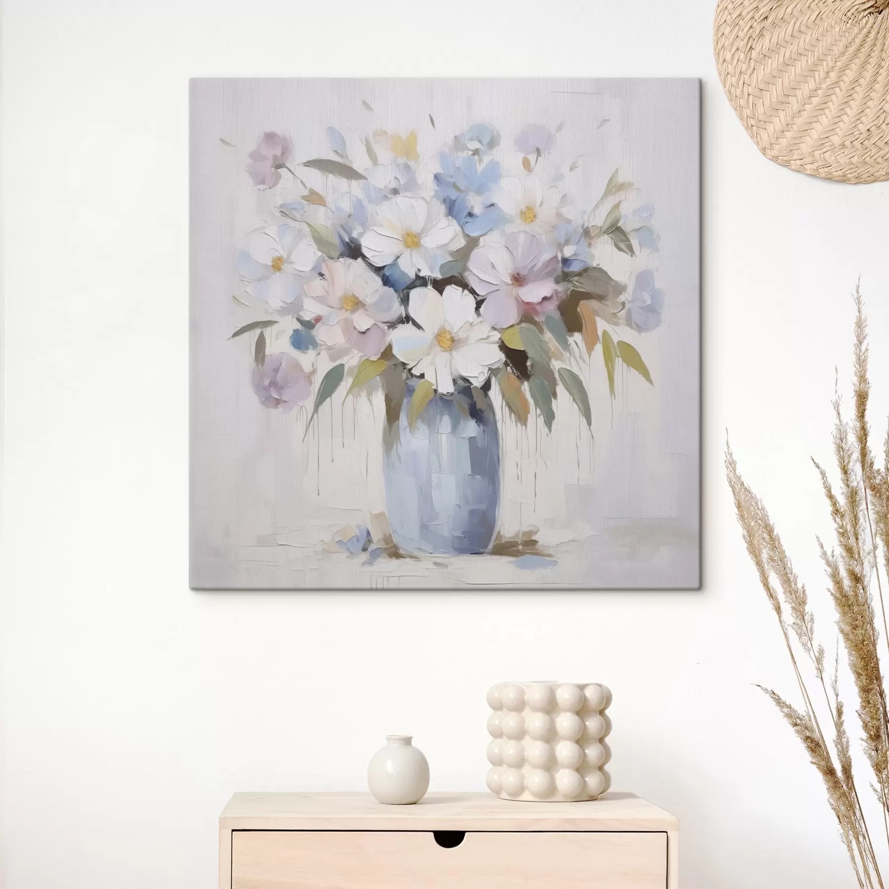 Картина Квіти у вазі, імітація картини s46714