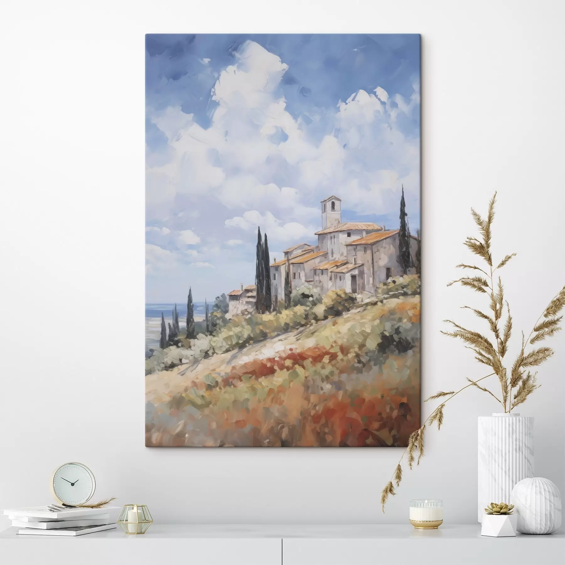 Картина Імітація сільського пейзажу в живописі s46716