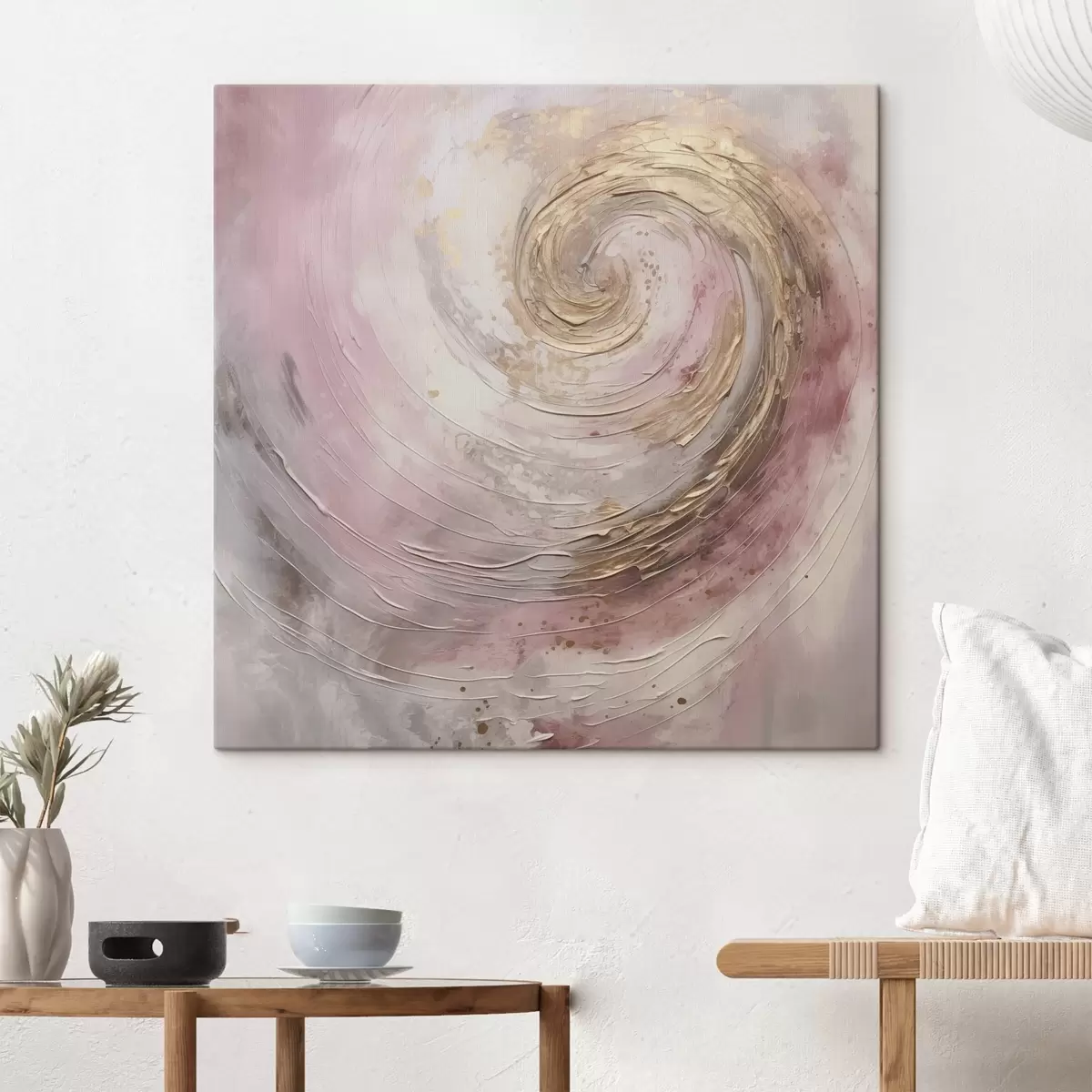 Картина Абстрактний вихор, імітація живопису s46745