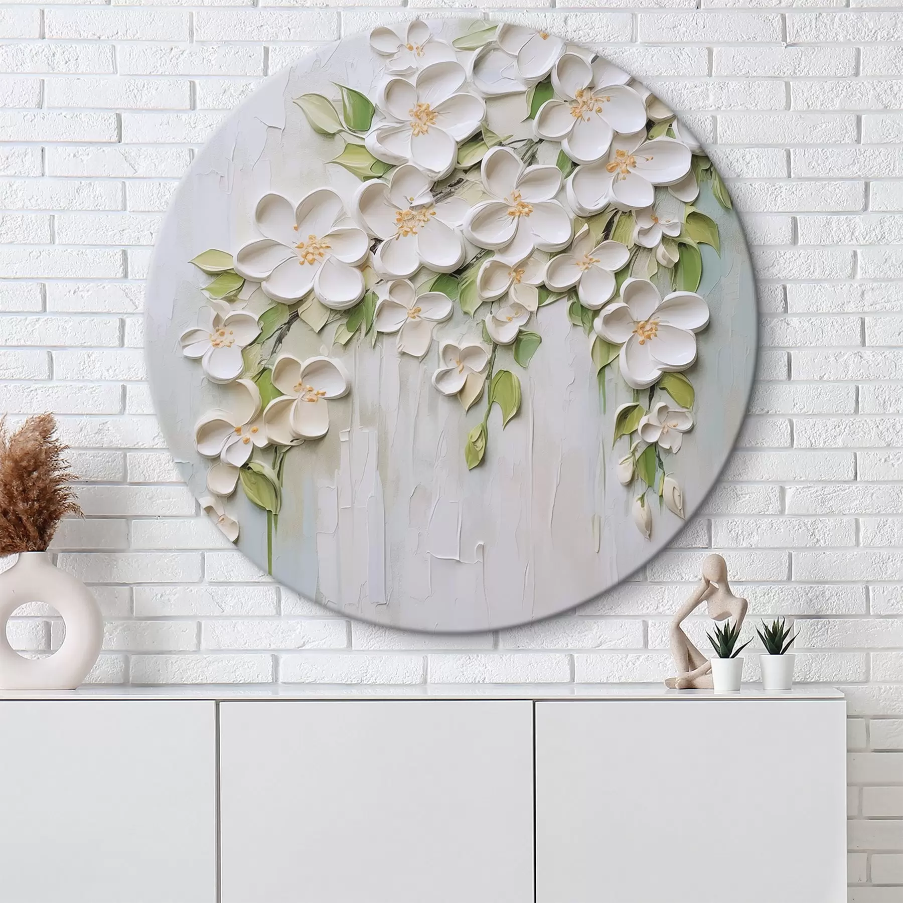 Картина Абстрактні квіти, імітація живопису r46755