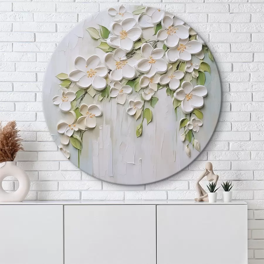 Картина Абстрактні квіти, імітація живопису r46755