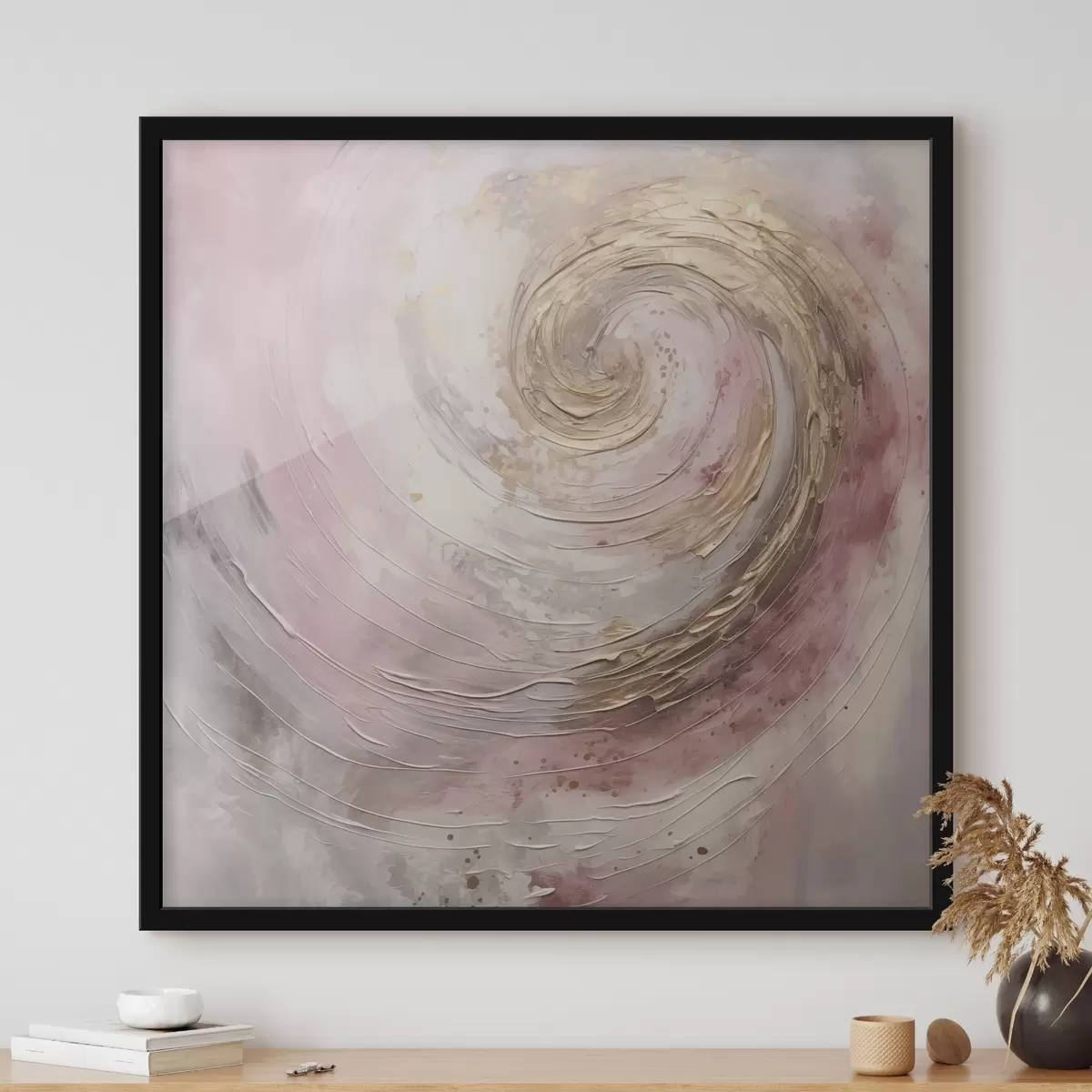 Постер Абстрактний вихор, імітація живопису f46745