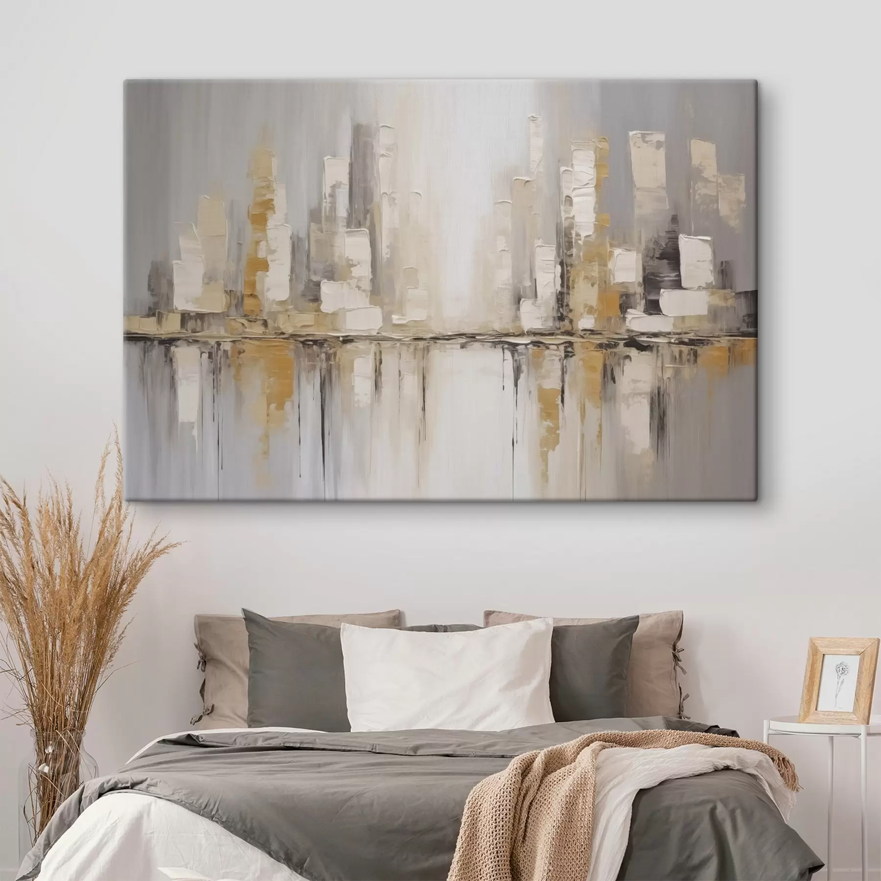 Картина Абстрактна міська імітація живопису s46761
