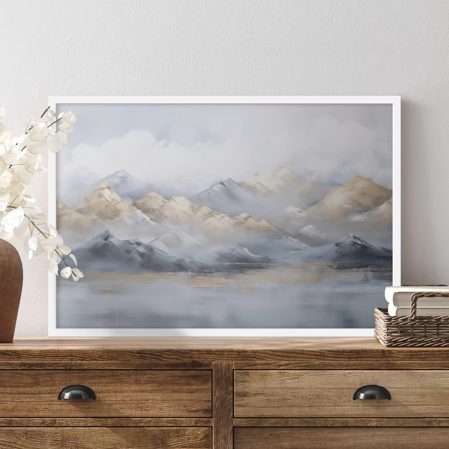 Картина Імітація гірського пейзажу під живопис f46765