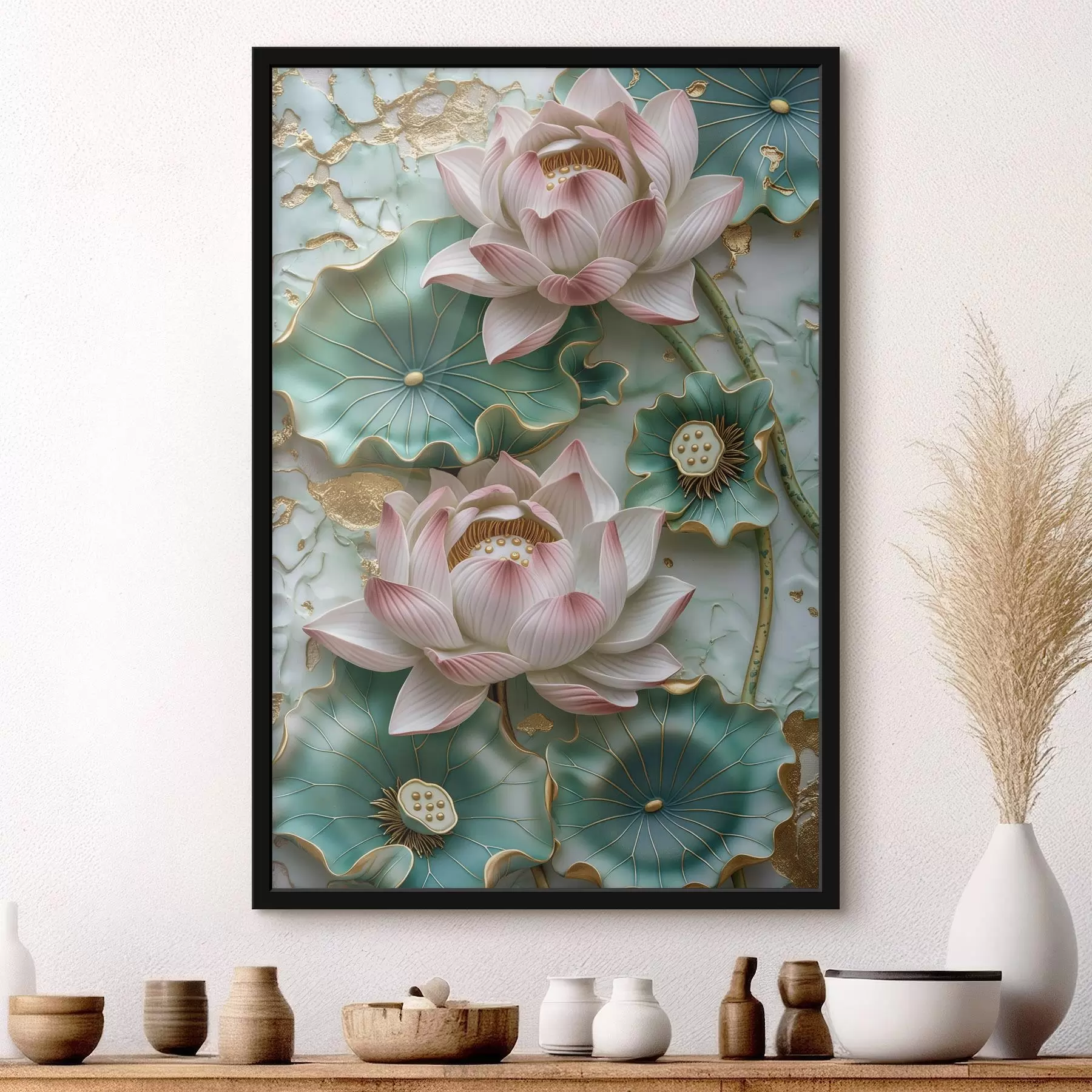 Картина Квіти лотоса f46798