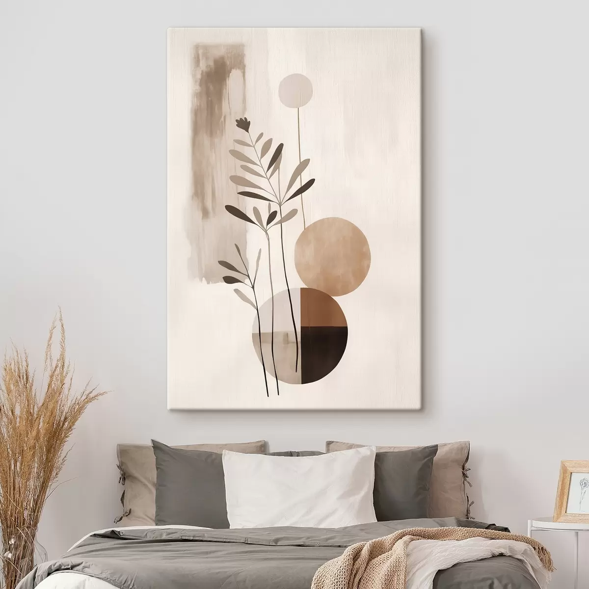 Картина Абстракція з рослиною s46782