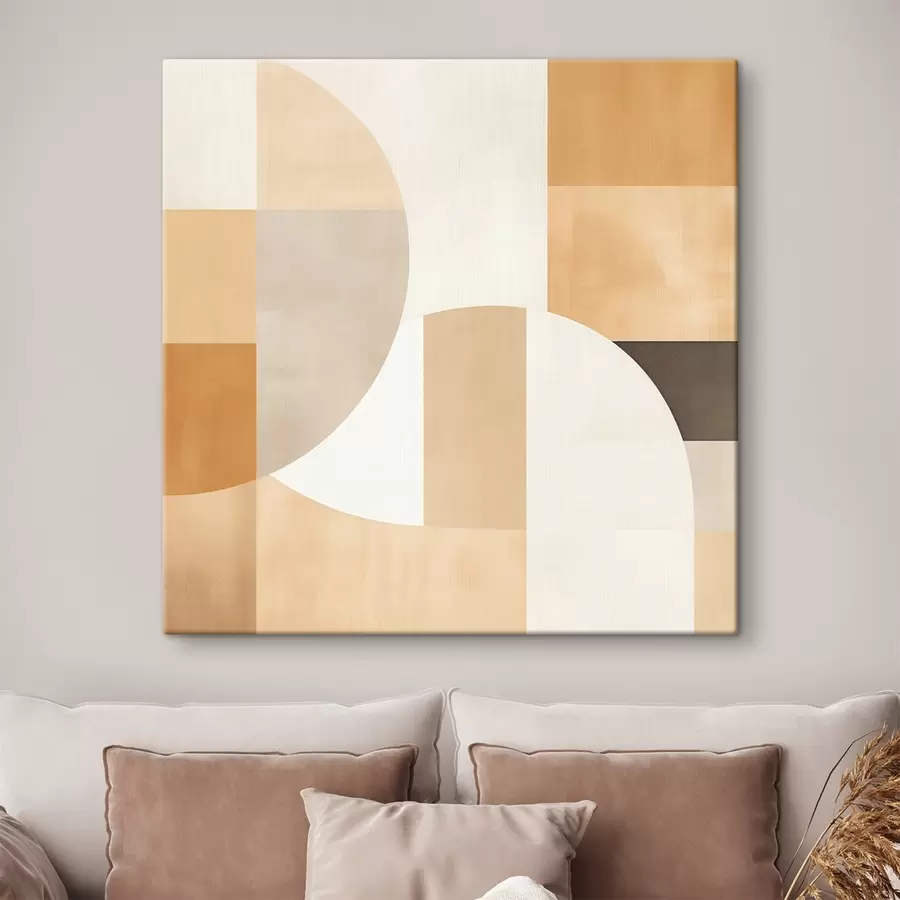 Картина Декоративні пагорби в художньому стилі s46651