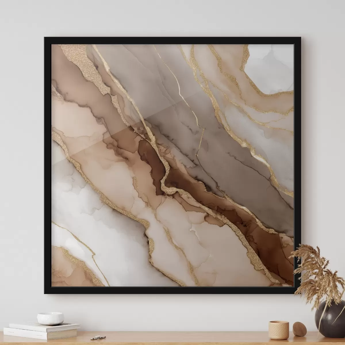 Постер Текстурований мотив каменю в художньому стилі f46643