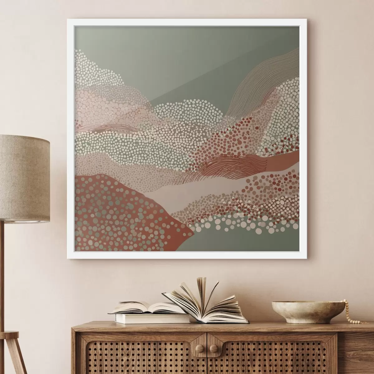 Постер Пейзаж у стилізованому виконанні f46652