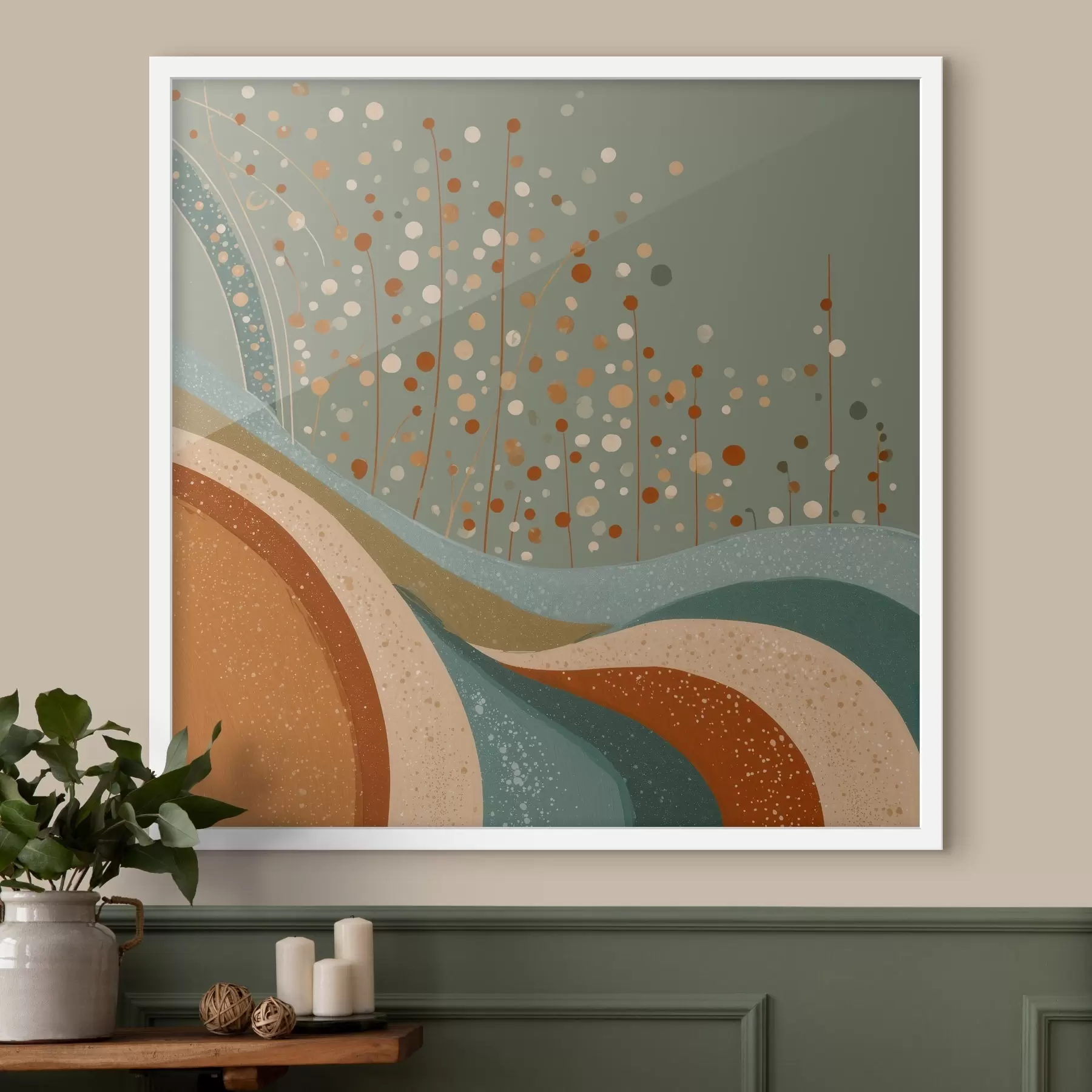 Картина Композиція з декоративними дрібними елементами f46653