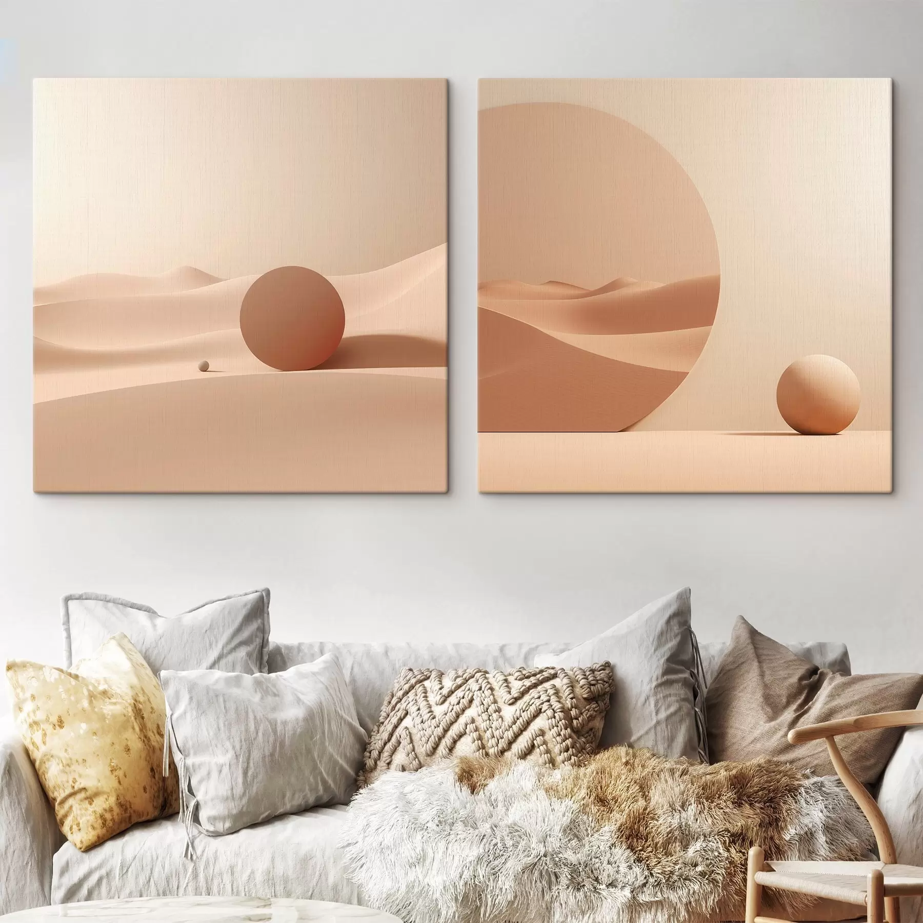 Картина Композиція зі спокійними просторами та геометричною формою m00990