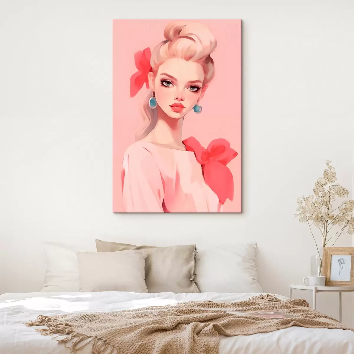 Картина Дівчина в рожевому s46804
