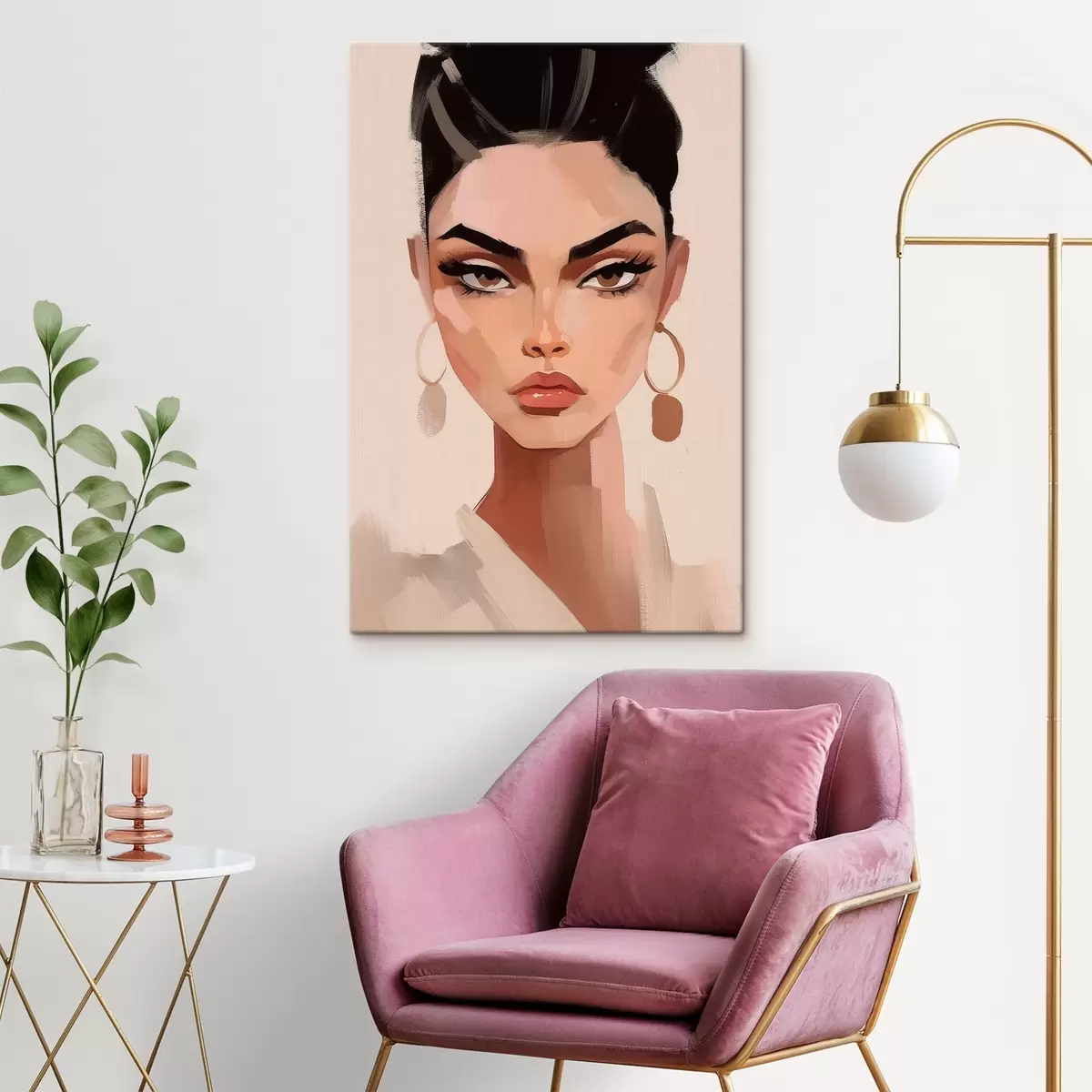 Картина Портрет дівчини s46805