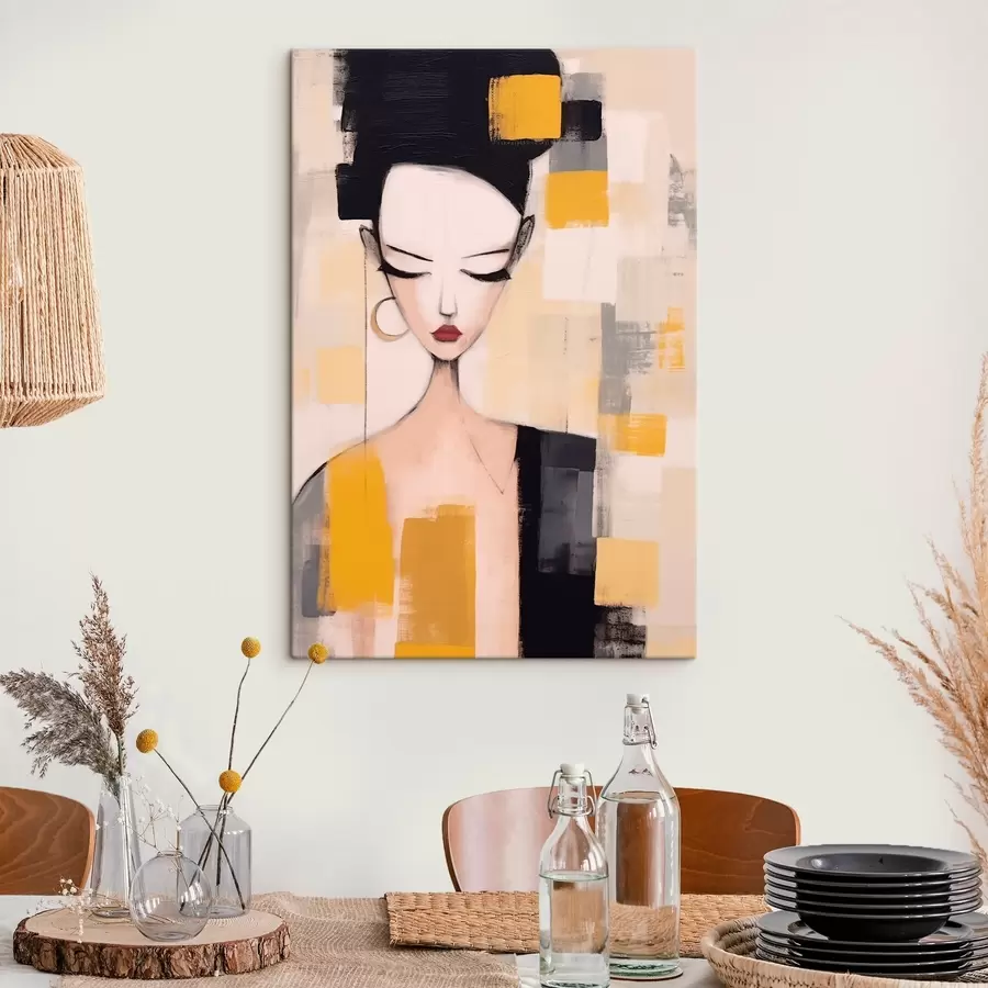 Картина Кубістичний портрет s46806