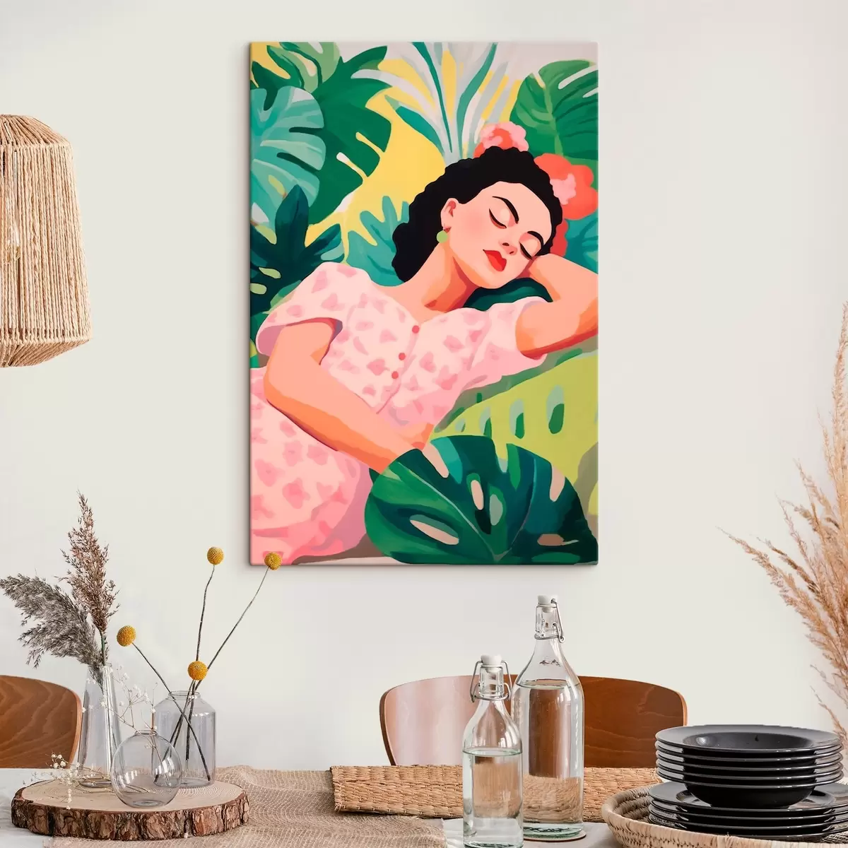 Картина Дівчина в листі s46807