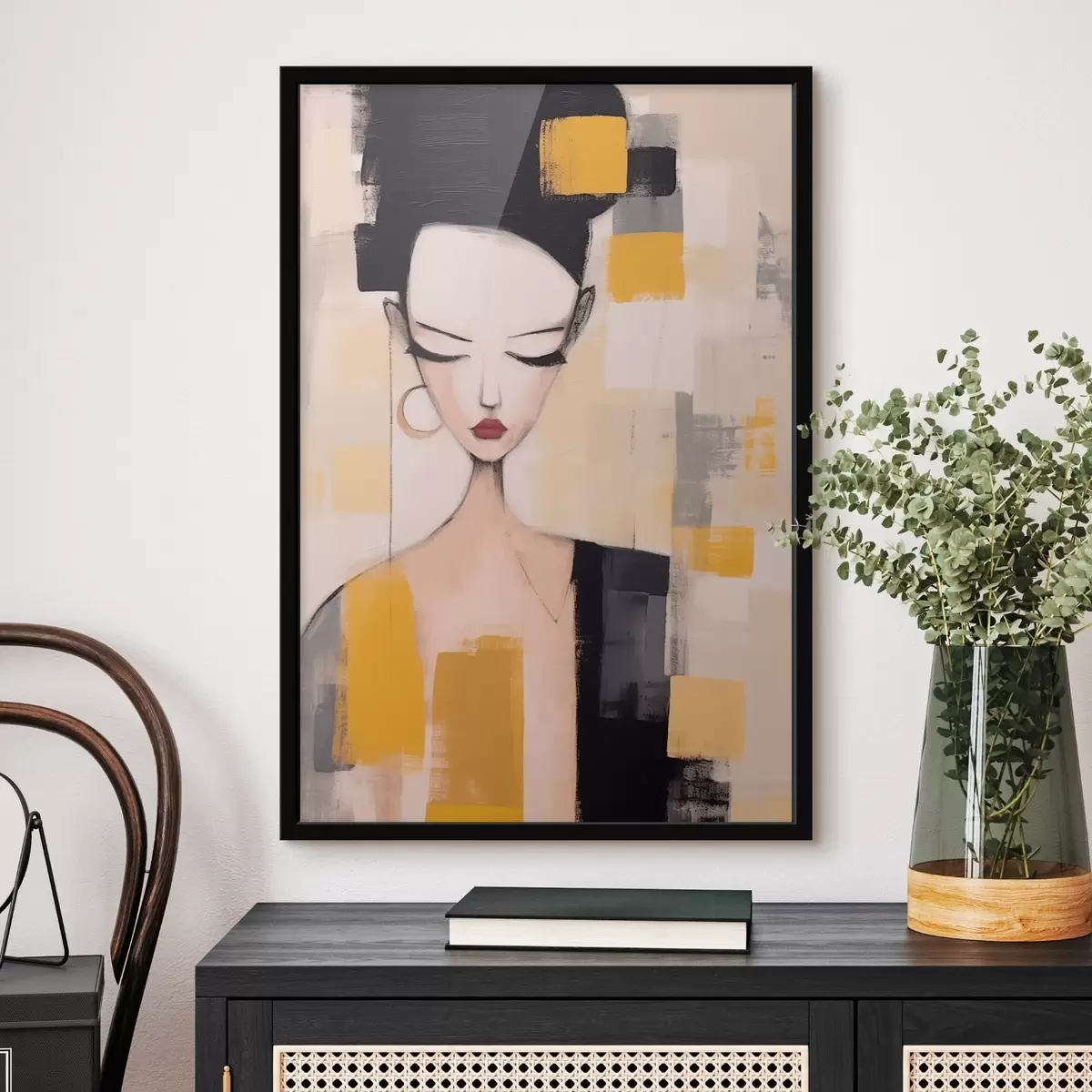 Постер Кубістичний портрет f46806