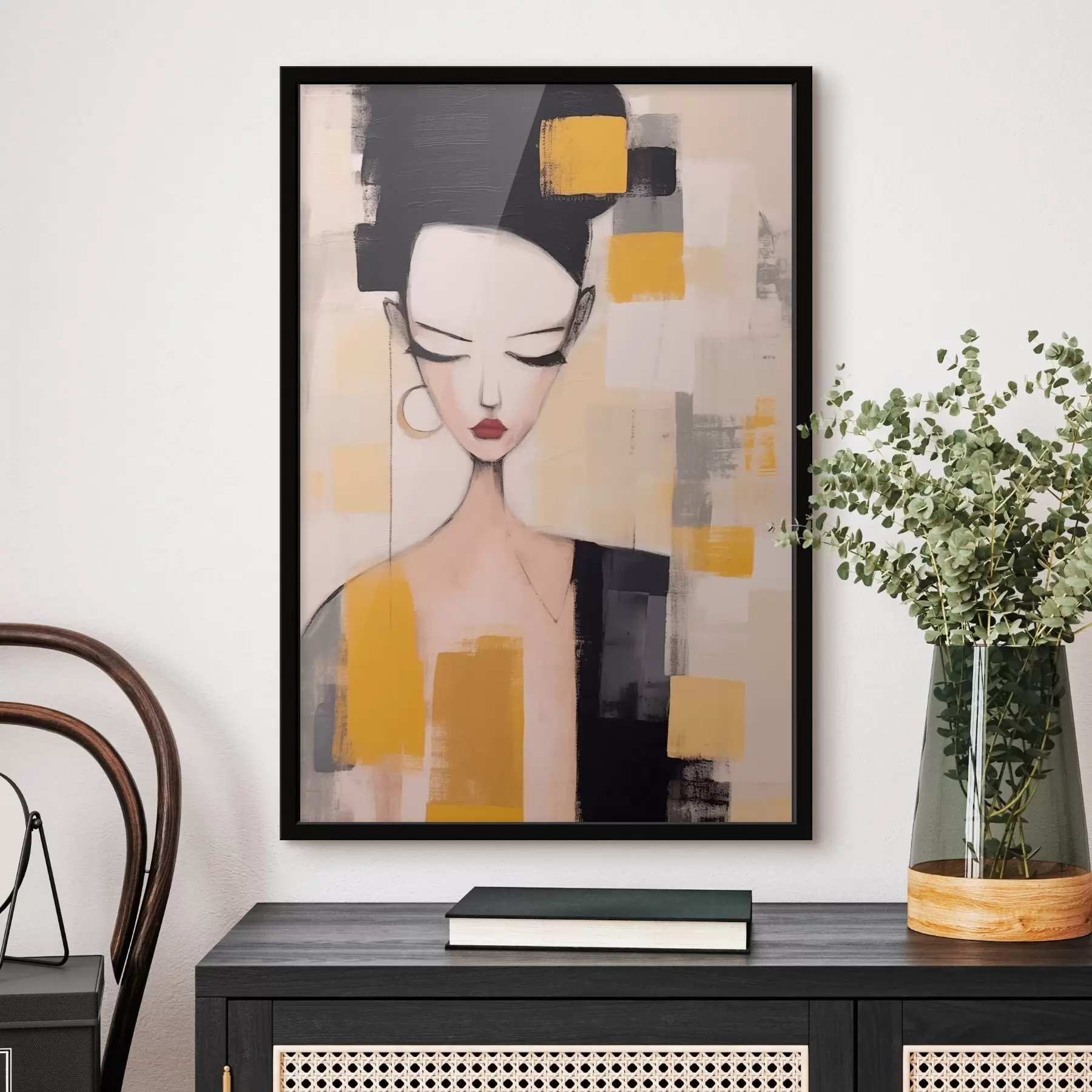 Картина Кубістичний портрет f46806