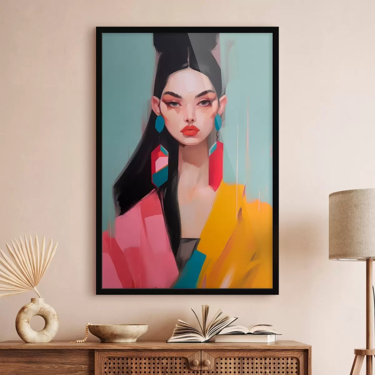 Постер Абстрактний модний портрет f46808