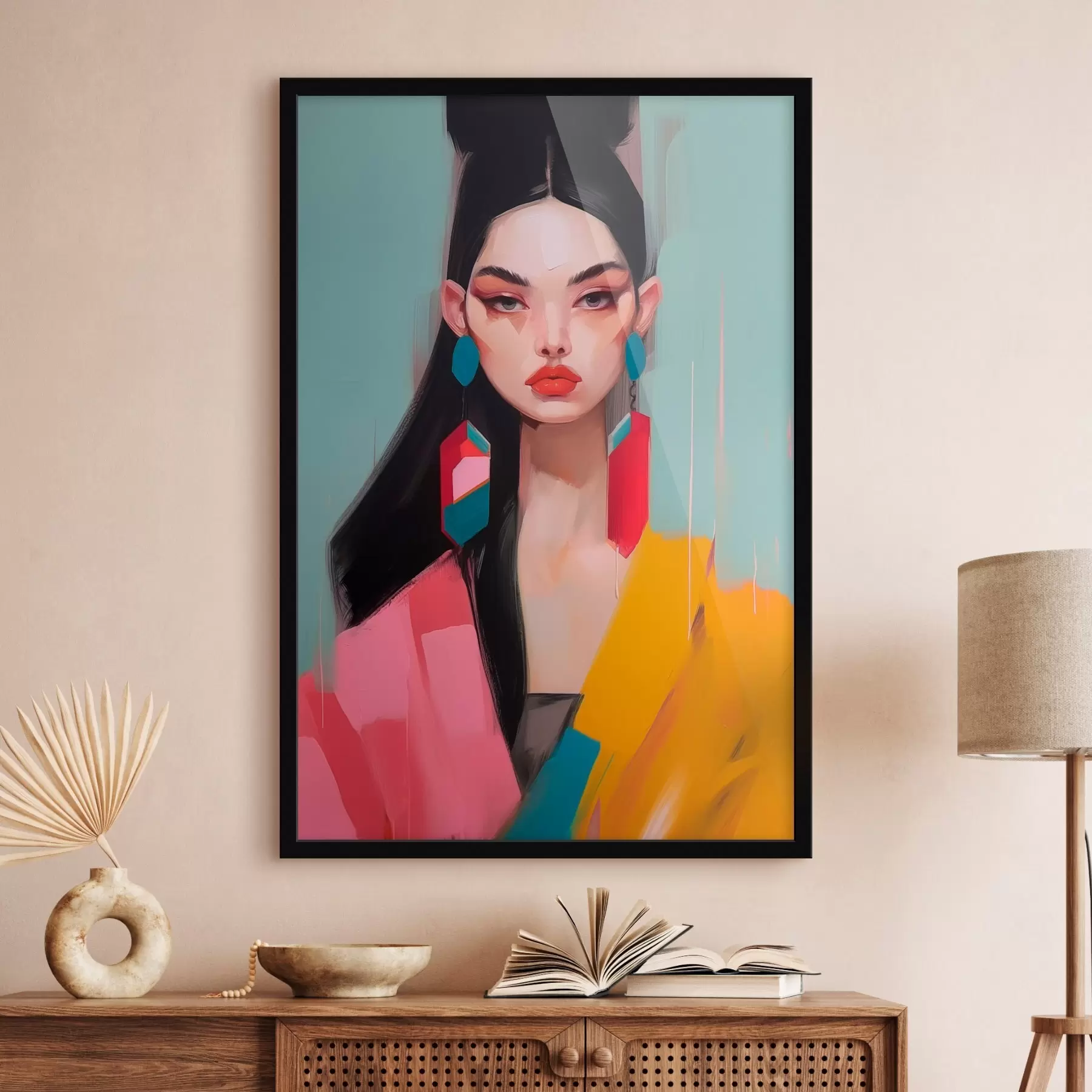 Картина Абстрактний модний портрет f46808