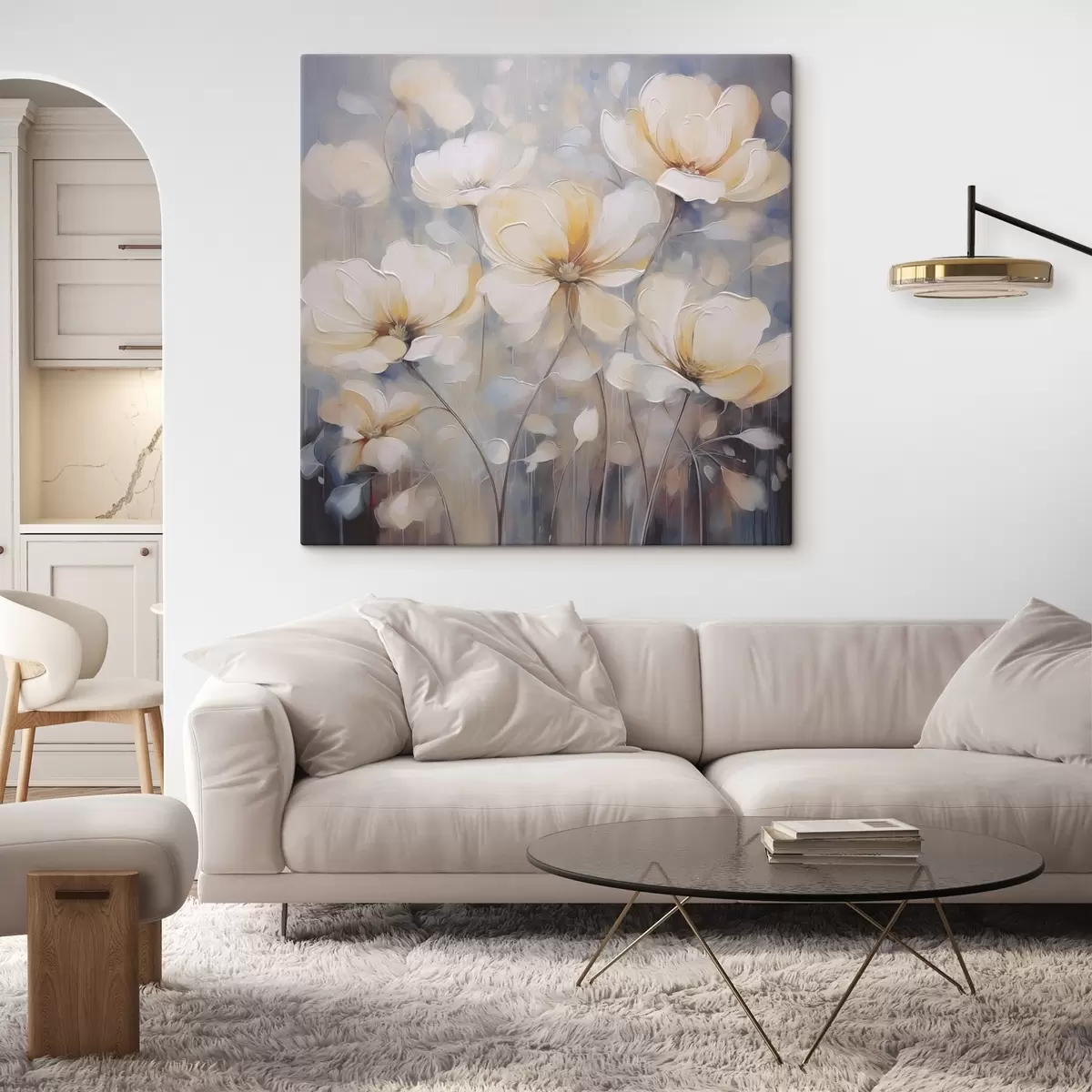 Картина Букет з примітивних квітів s46832