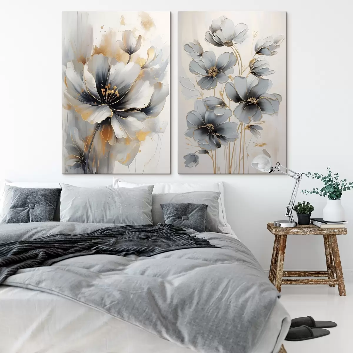 Картина Абстрактні квіти m01043