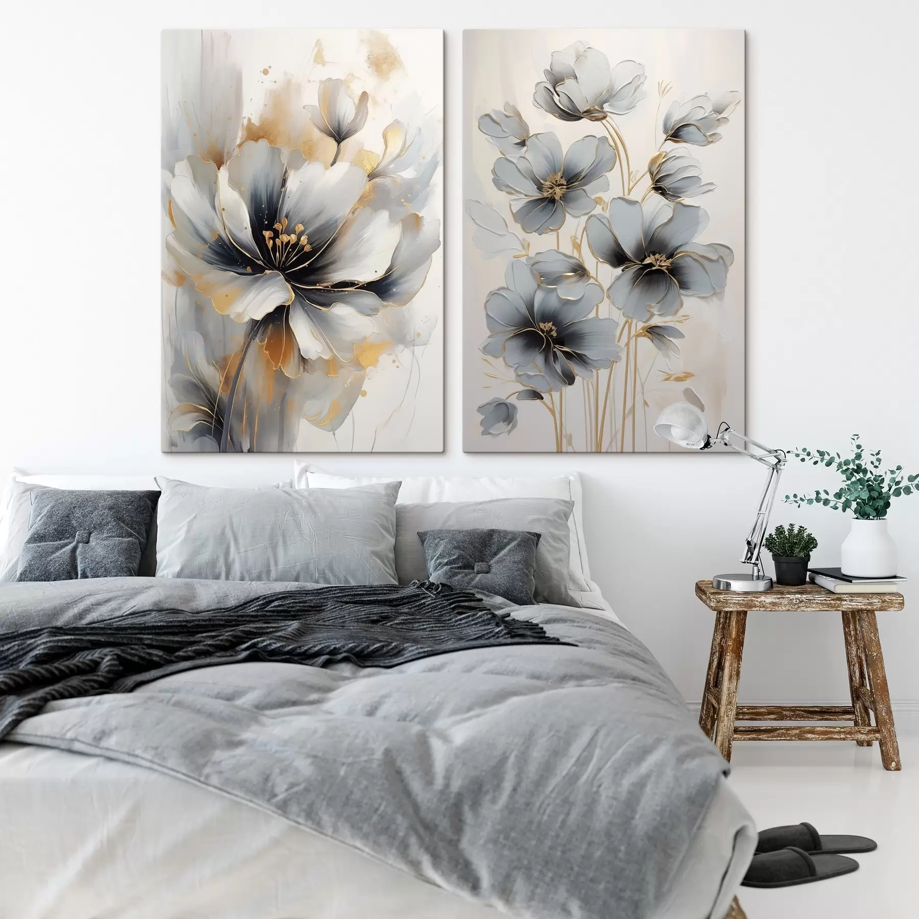 Картина Абстрактні квіти m01043