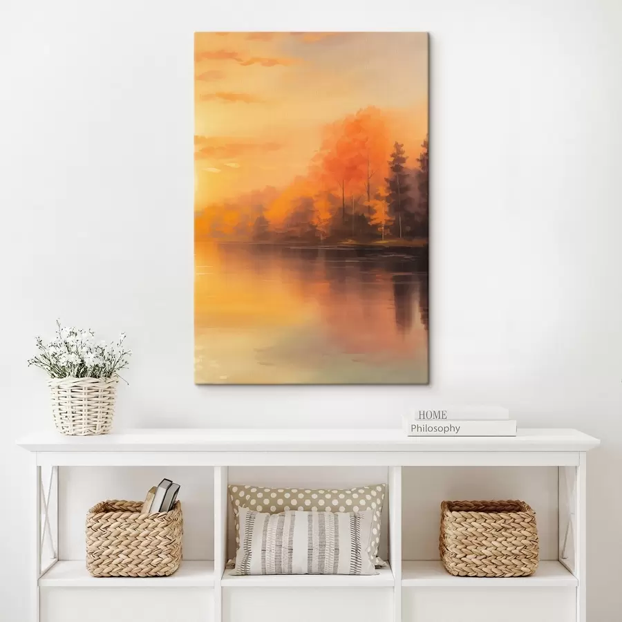 Картина Ліс біля ставка s46772