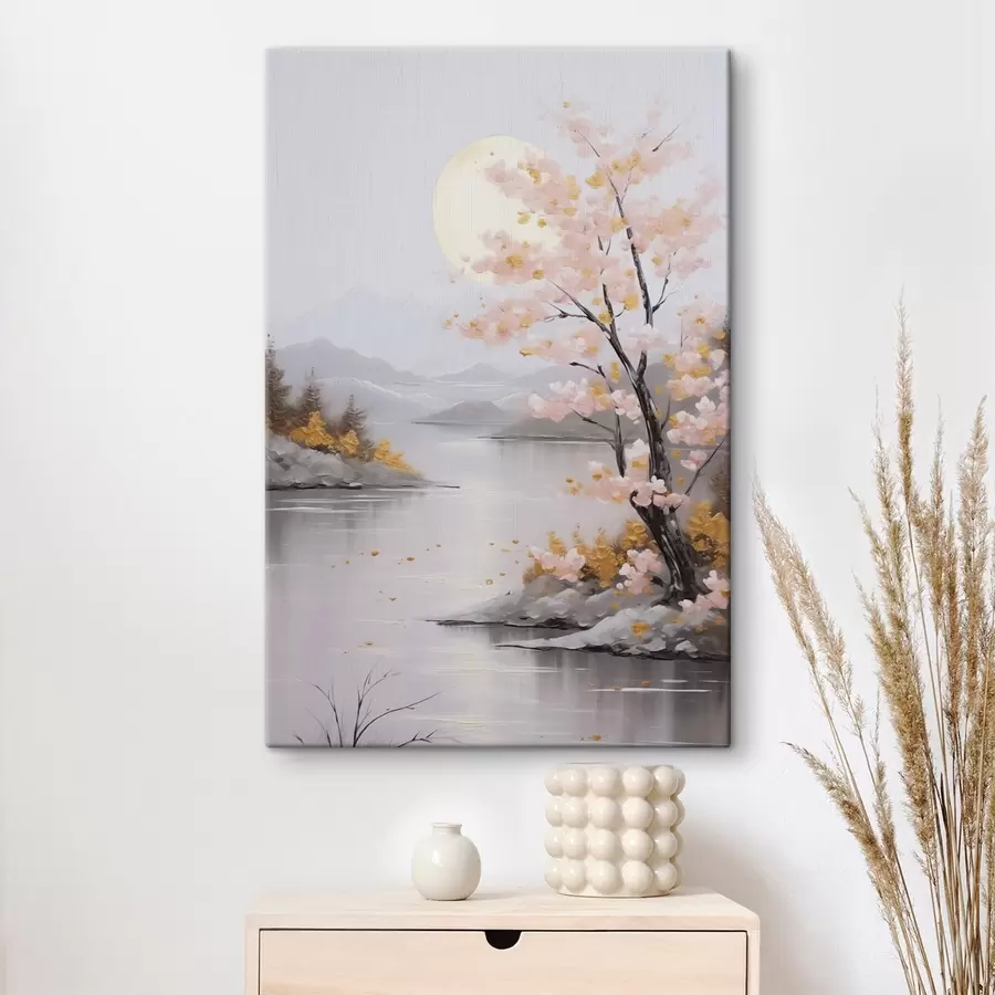 Картина Абстрактна імітація пейзажу в живописі s46840