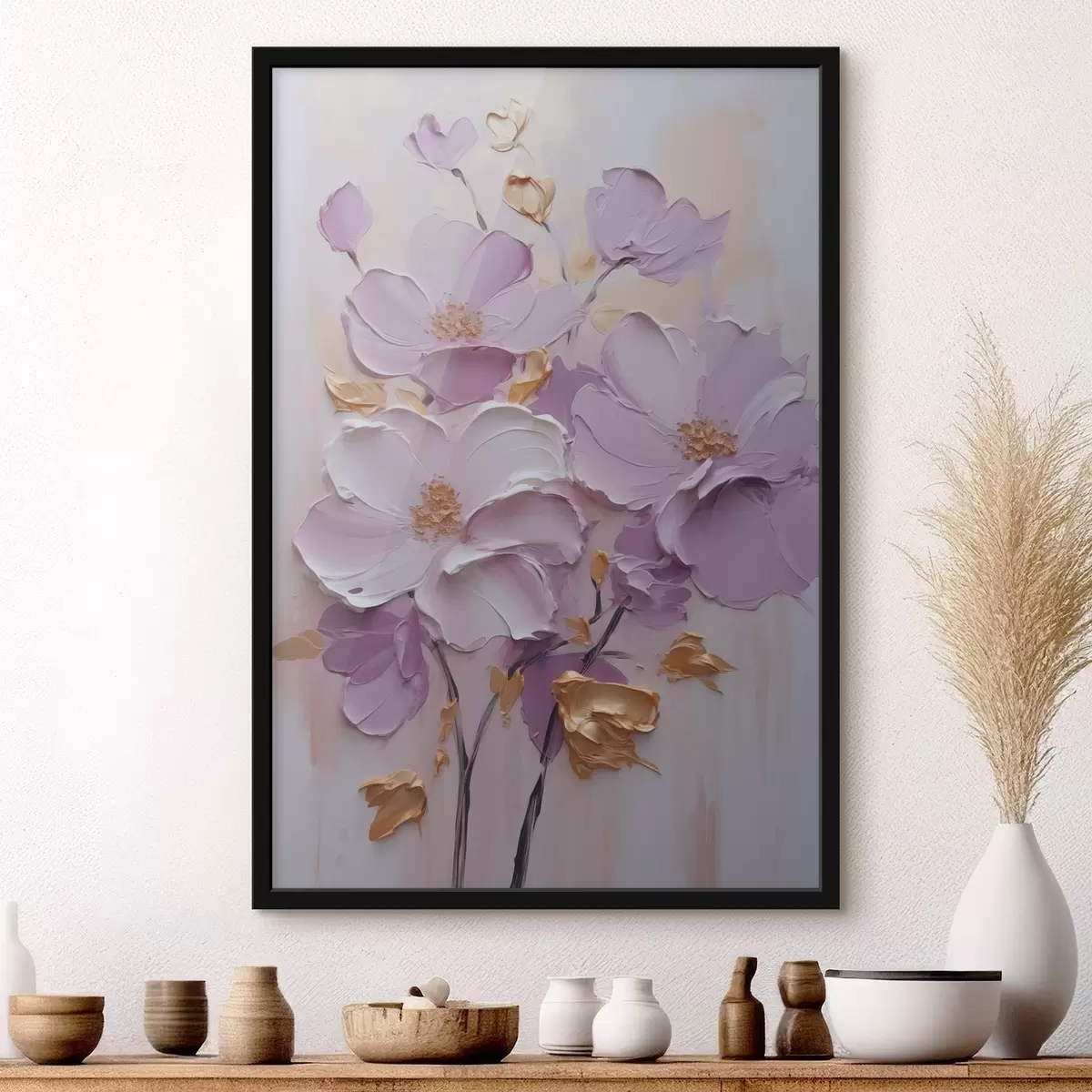 Постер Абстрактні квіти f46838