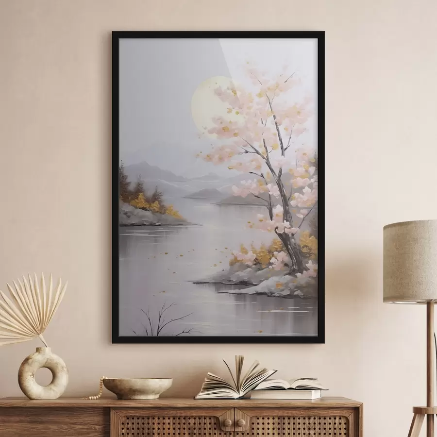 Картина Абстрактна імітація пейзажу в живописі f46840