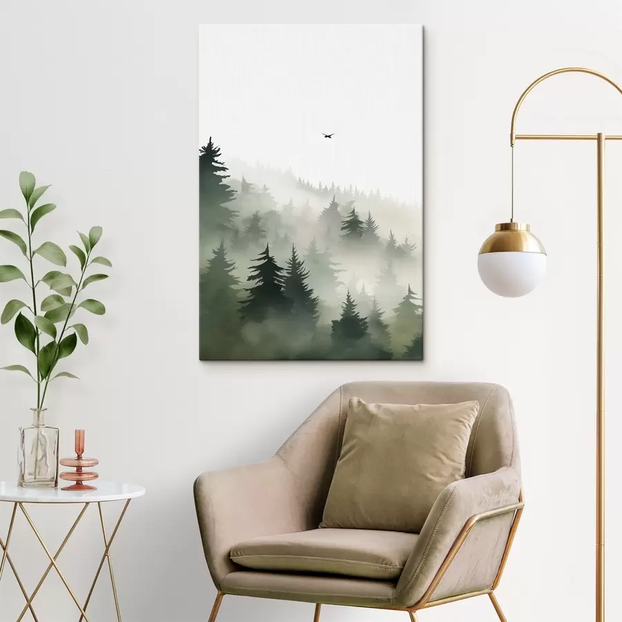 Картина Ліс у тумані s46875