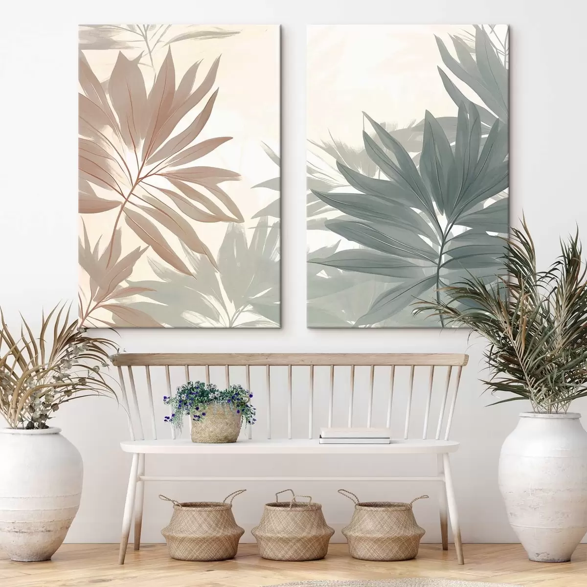 Картина Тропічне листя m01060