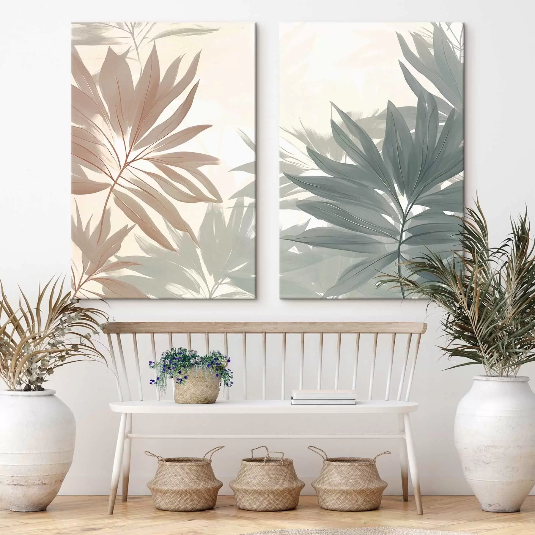 Картина Тропічне листя m01060