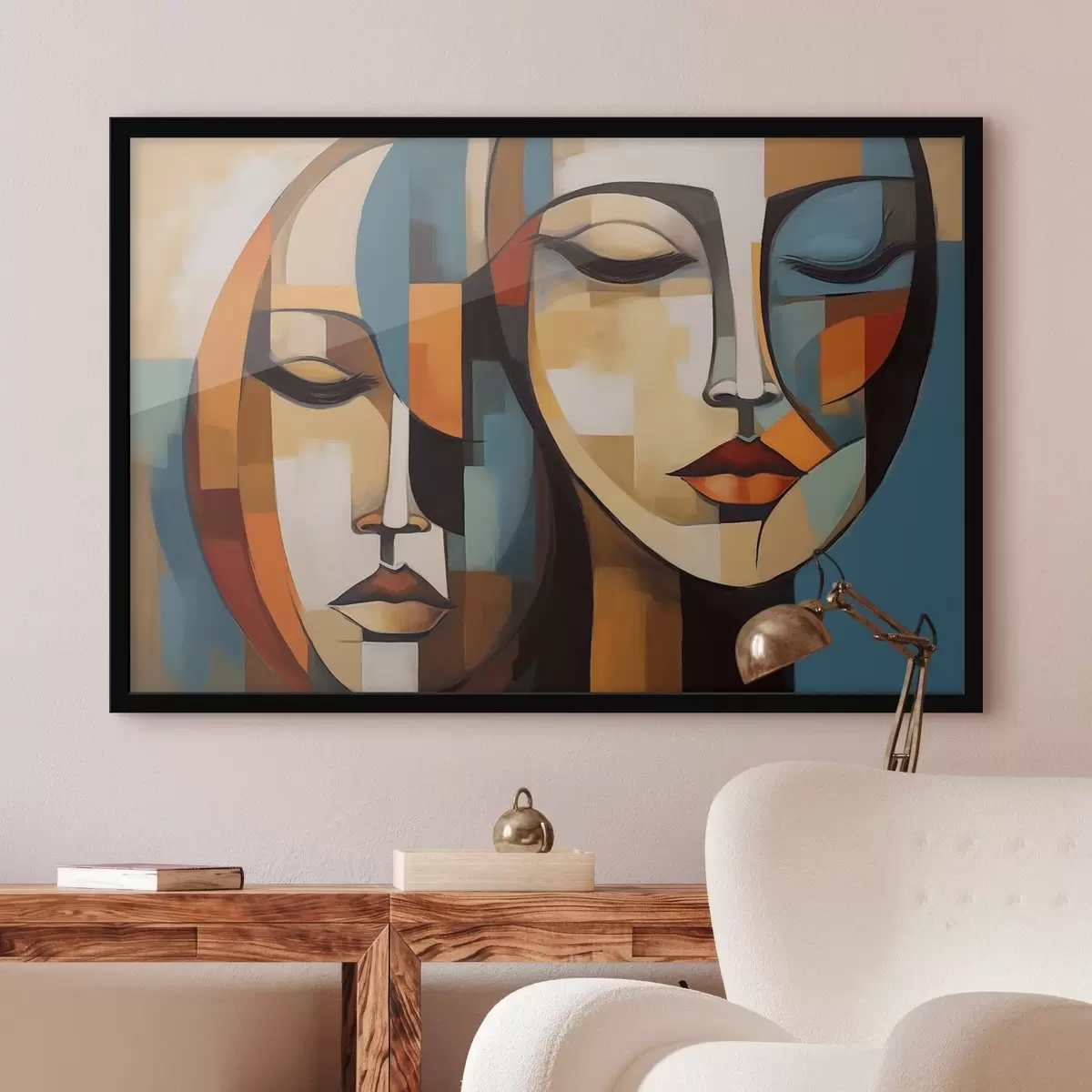 Постер Абстрактний портрет f46869