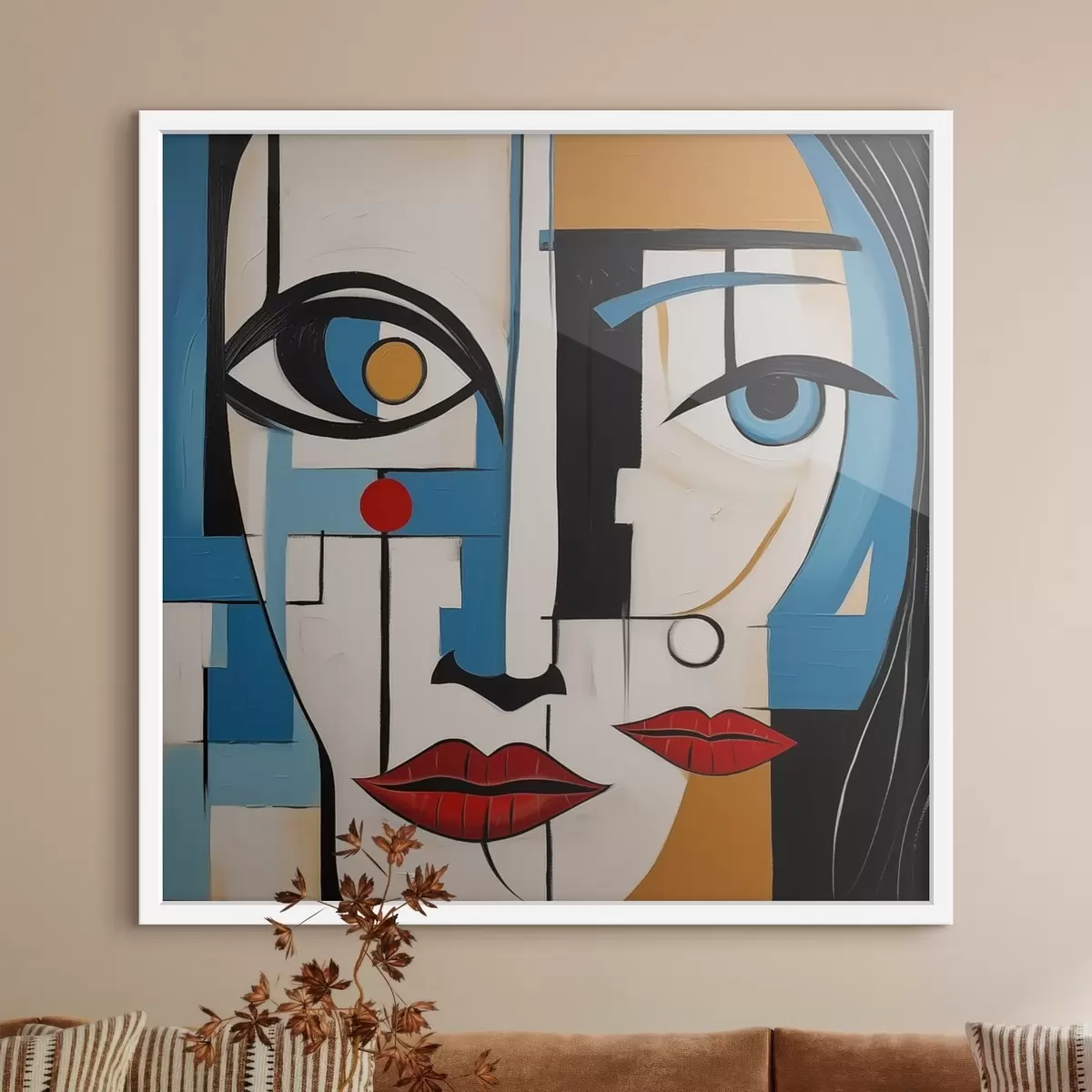 Постер Абстрактний портрет f46870