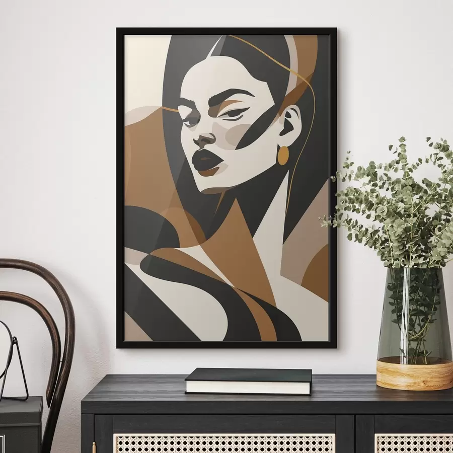 Картина Абстрактний портрет жінки f46905