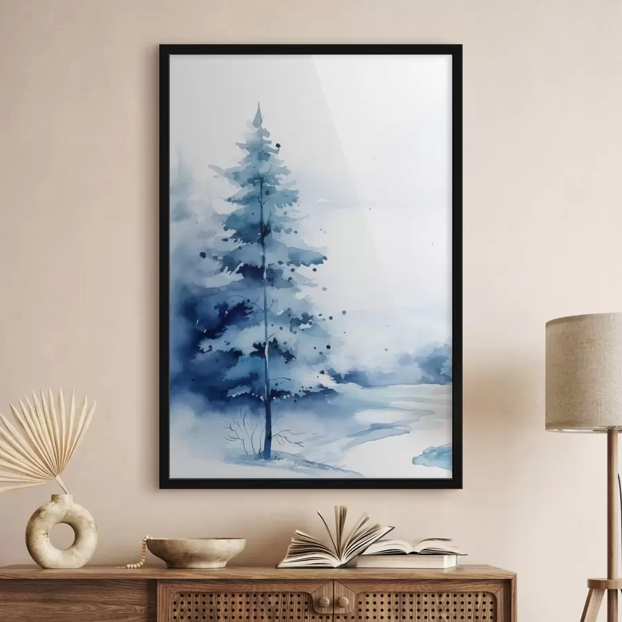 Картина Ялина в лісі f46966