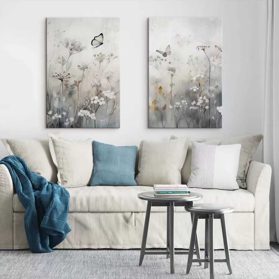 Картина Метелики та польові квіти m01072