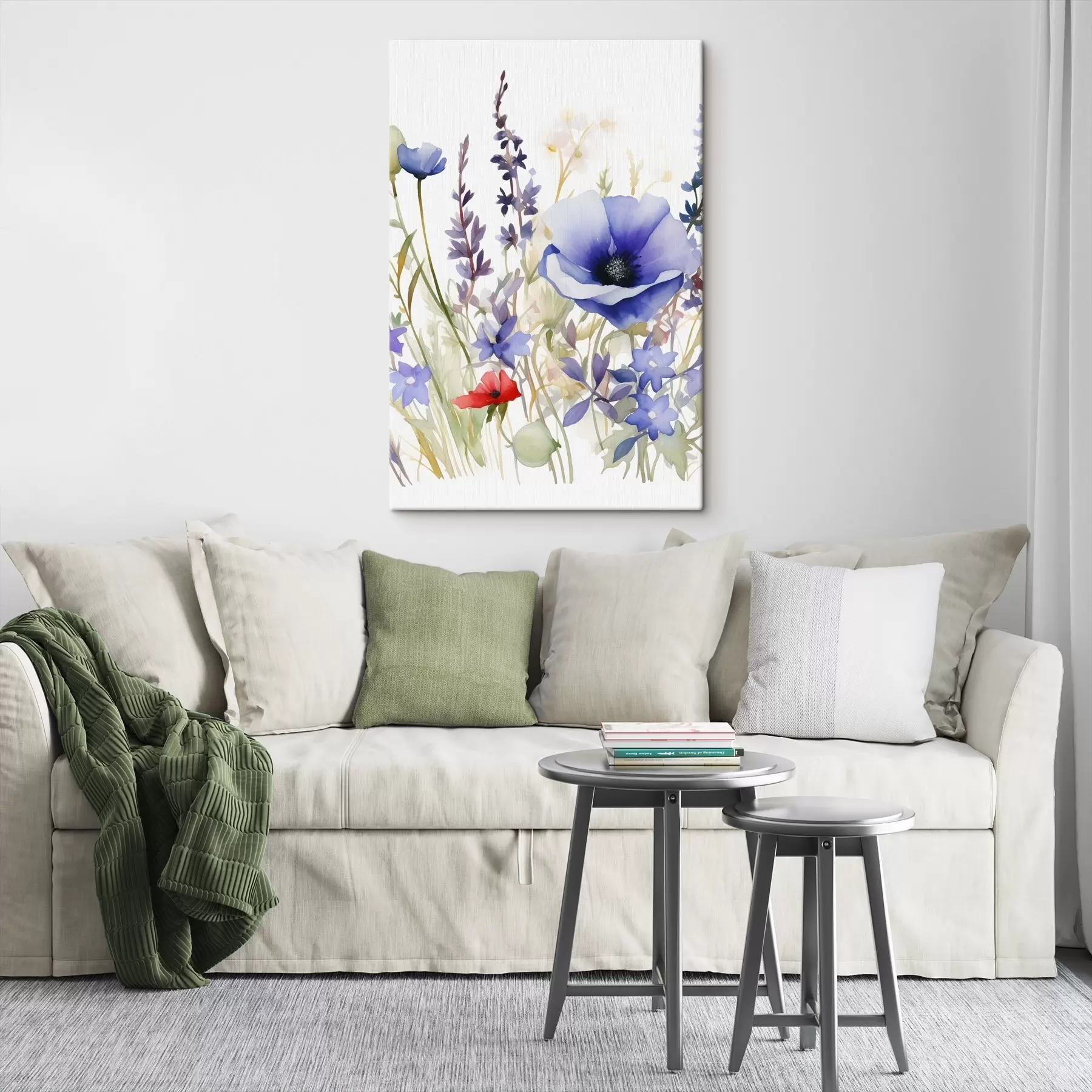 Картина Квіти маку та лаванди s46887