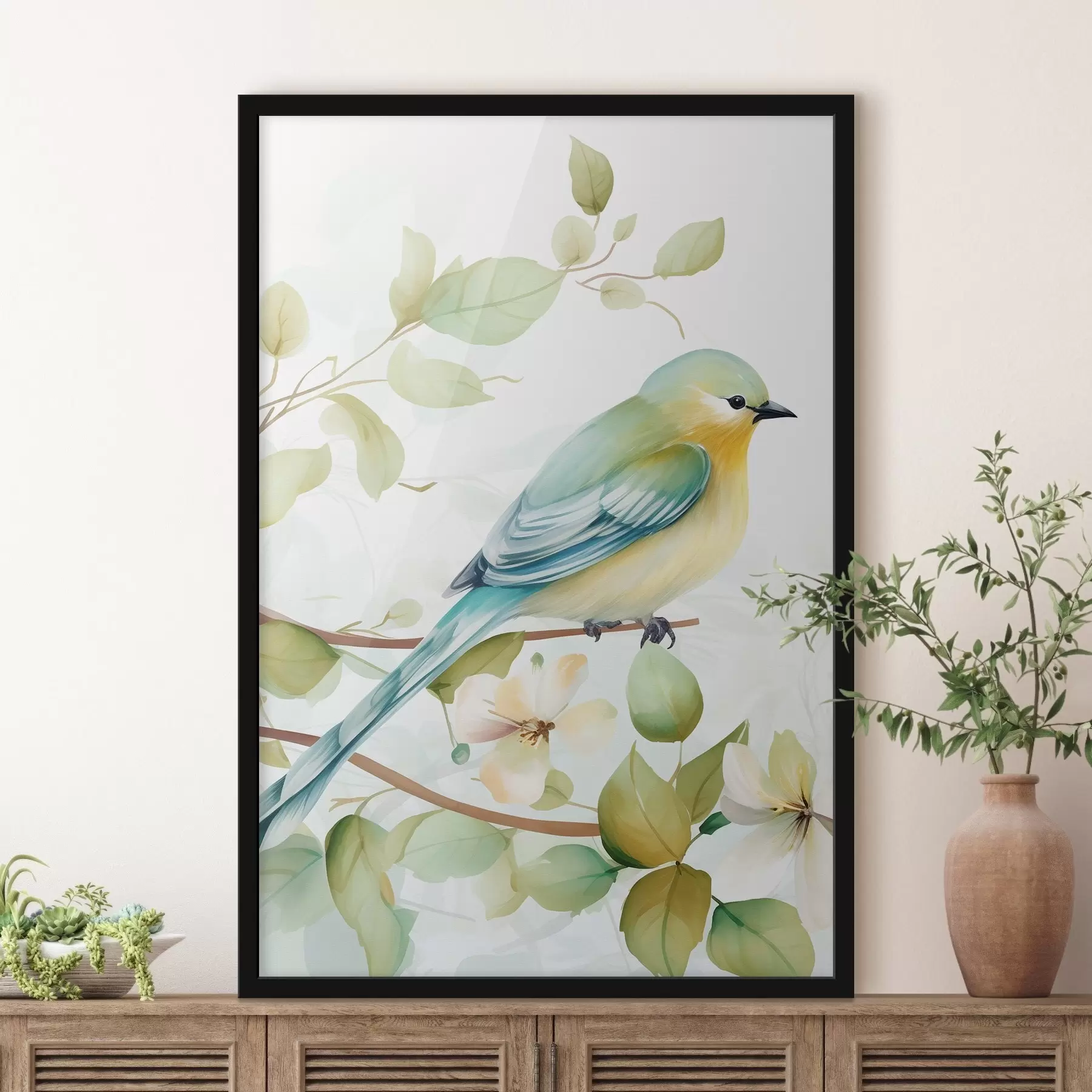 Картина Синиця на гілці f46891