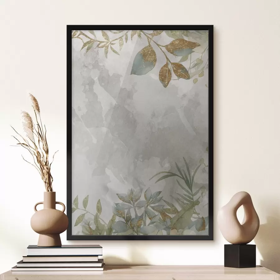 Картина Рослини на світлому тлі f46894