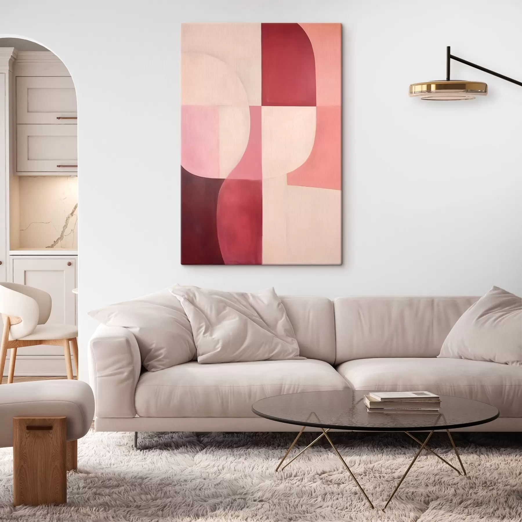 Картина Композиція плавних форм s46989