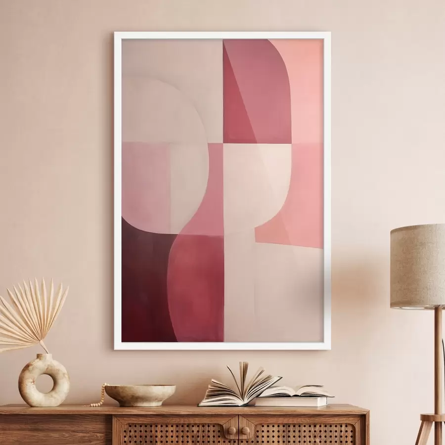 Картина Композиція плавних форм f46989