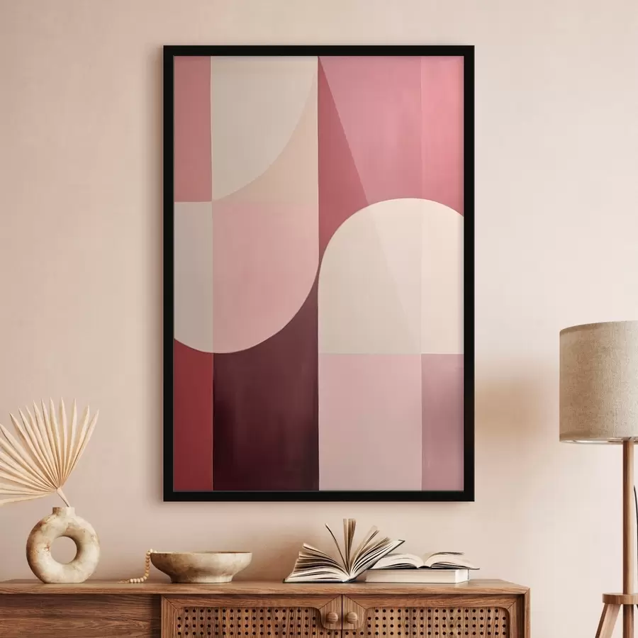 Картина Композиція плавних форм f46990