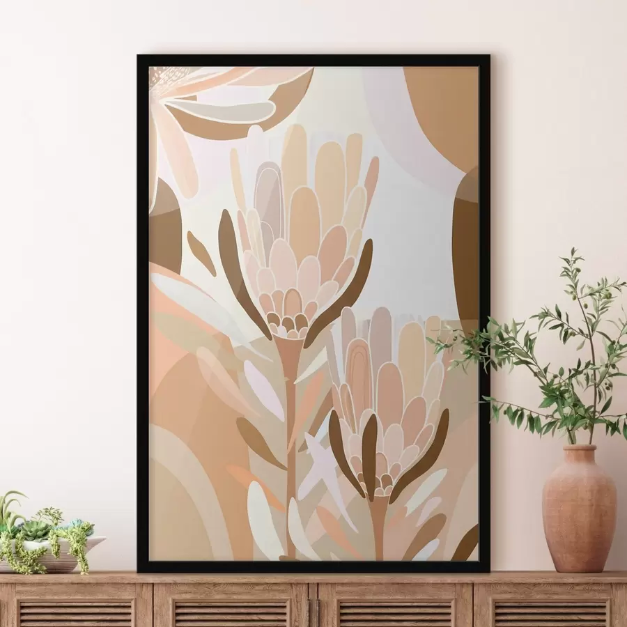 Картина Абстрактні квіти f46991