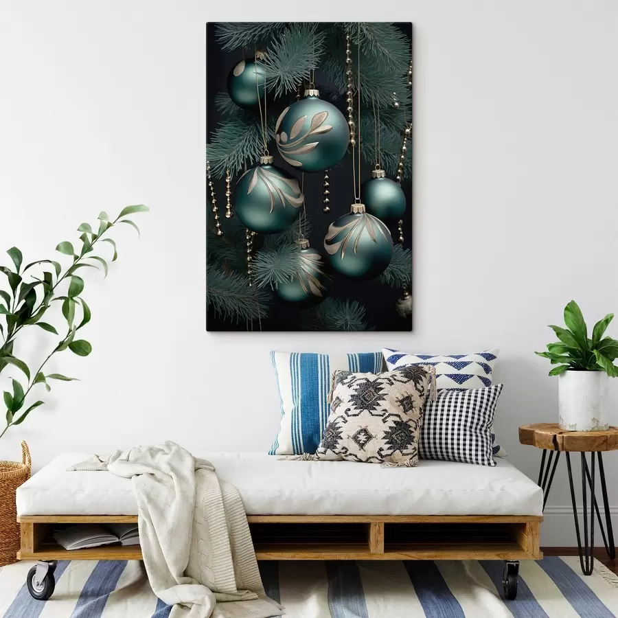 Картина Новорічні прикраси на ялинці s46979