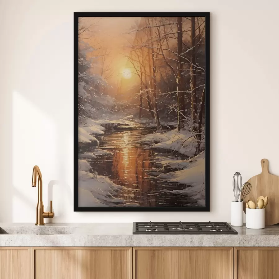 Картина Захід сонця f46980