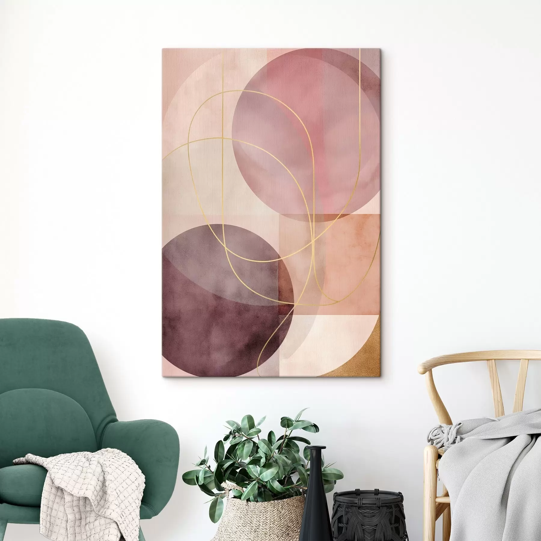 Картина Абстрактні кола s47070